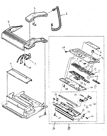 Upper cover, opcnt, key