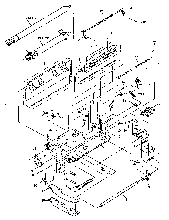 Figure 2 printer mechanism
