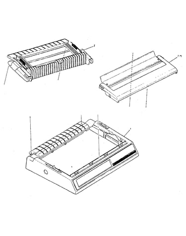 Middle/access and rear cover assembly