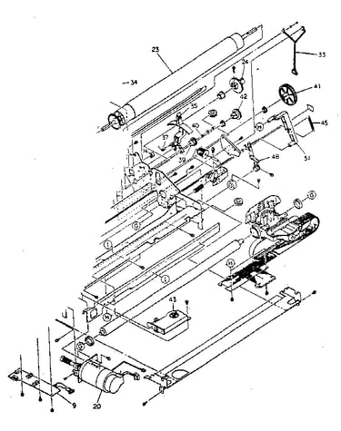 Printer mechanism (monochrome model)
