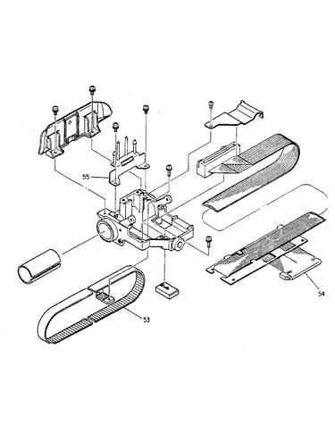 Carriage assembly (monochrome model)
