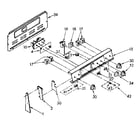 Kenmore 99521 (1988) control panel parts diagram