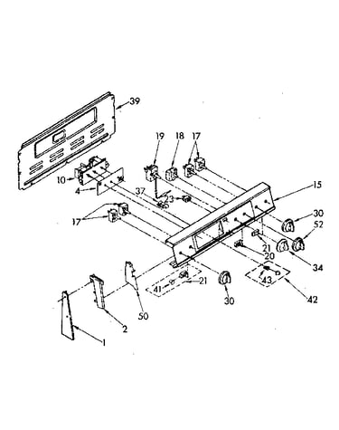 Control panel parts