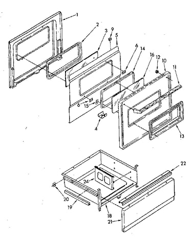 Door and drawer