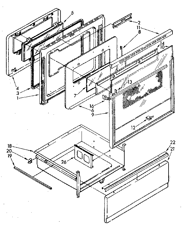 Door and drawer