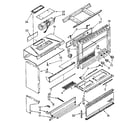 Kenmore 99558 (1988) upper chassis and component diagram
