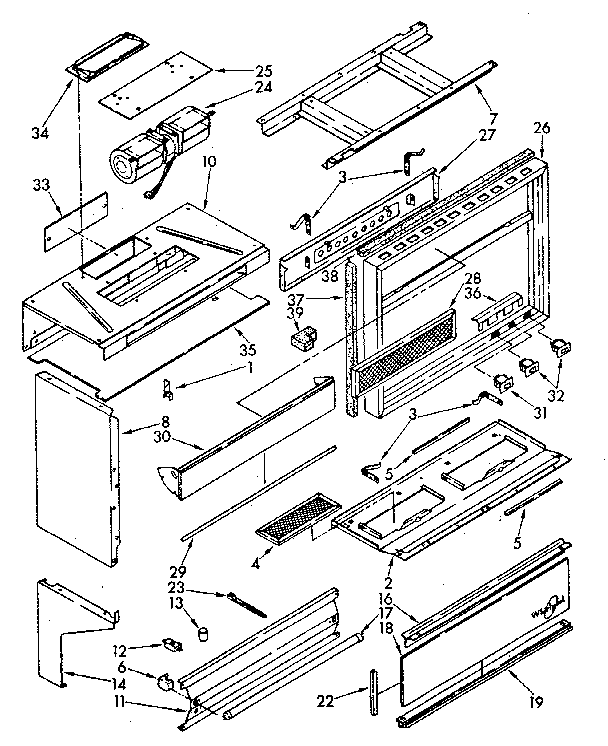 Upper chassis and component