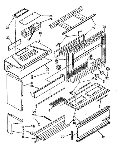 Upper chassis and component