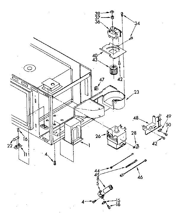 Magnetron and air flow