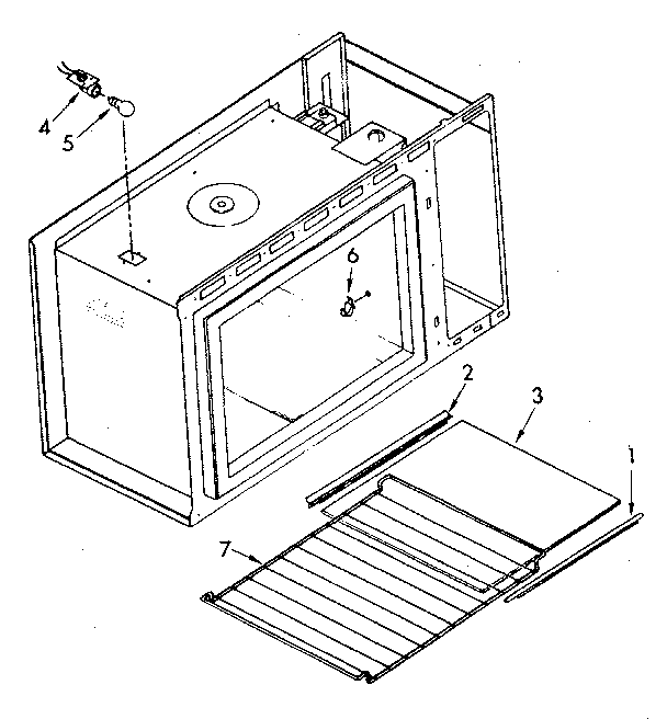 Cabinet and hinge