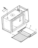 Cabinet and hinge