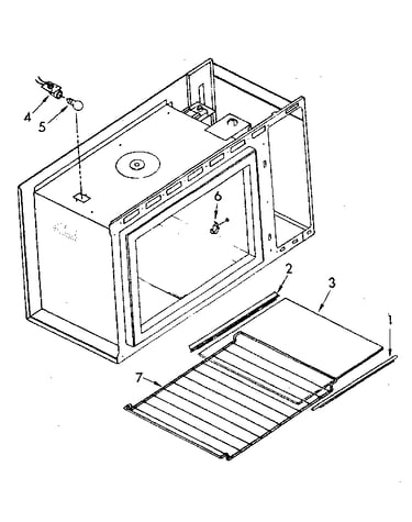 Cabinet and hinge