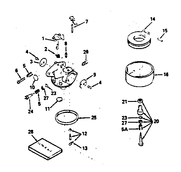 Carburetor no. 632370