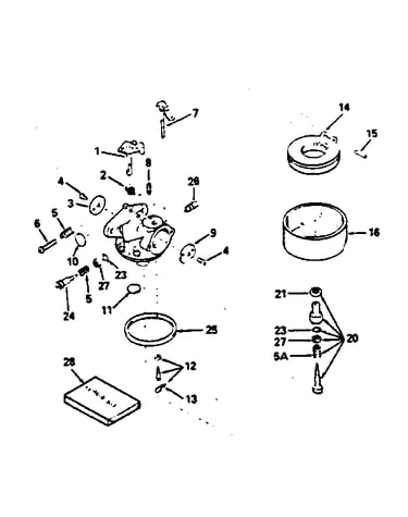 Carburetor no. 632370