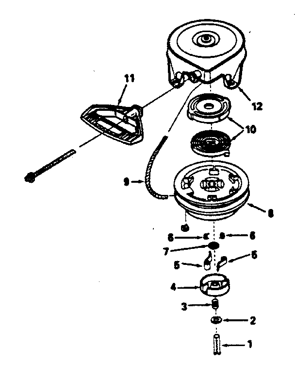 Rewind starter no. 590630