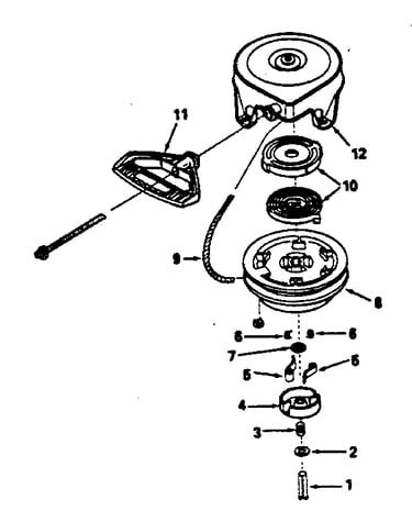 Rewind starter no. 590630