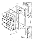 Refrigerator door