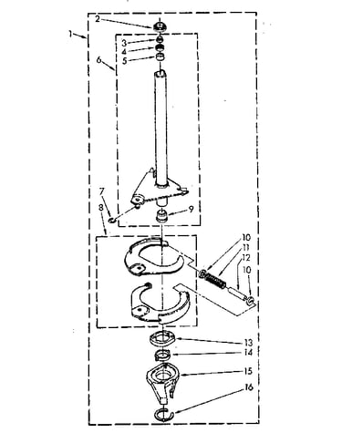 Brake and drive tube