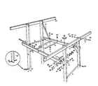 Sears 786720530 frame assembly diagram