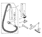 Kenmore 1162903580 hose and attachment diagram