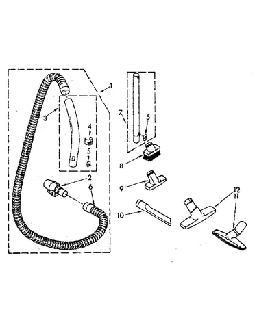 Hose and attachment