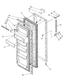 Refrigerator door