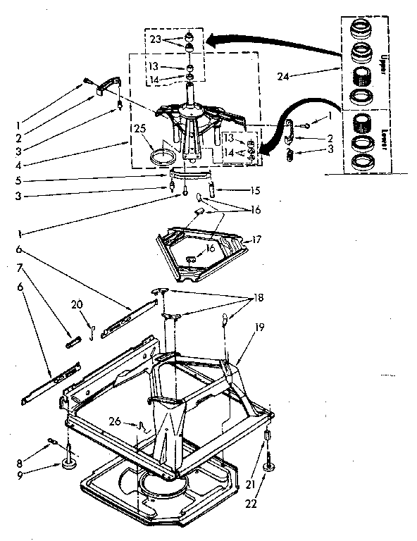 Machine base
