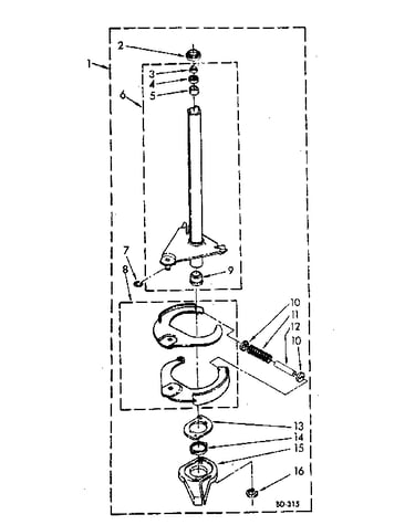 Brake and drive tube