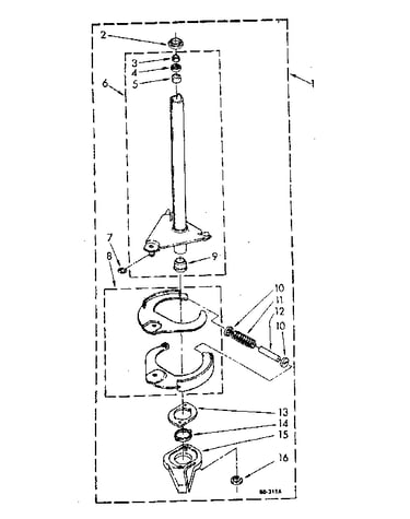 Brake and drive tube