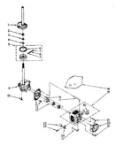 Brake clutch, gearcase, motor and pump
