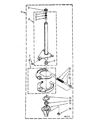 Brake and drive tube