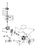 Brake clutch, gearcase, motor and pump