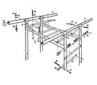 Sears 786720610 frame assembly diagram