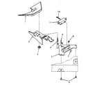 Speed Queen NA4621W33721 loading door switch and bracket assembly diagram