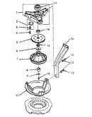 Bearing housing, brake, pulley and pivot dome