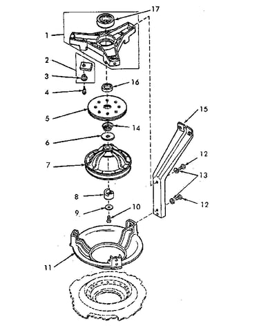 Bearing housing, brake, pulley and pivot dome