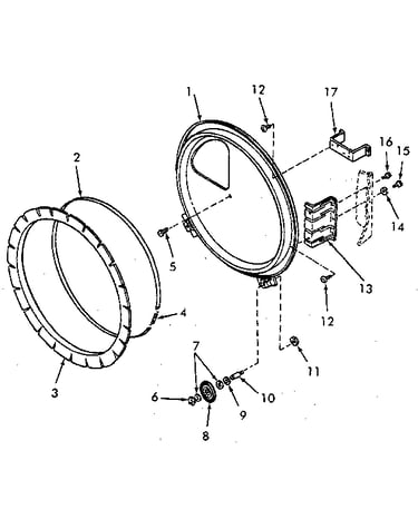 Rear bulkhead, felt seal and cylinder roller