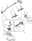 Gas valve, igniter and burner tube