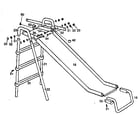Sears 786720640 slide assembly diagram