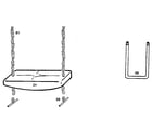 Sears 786720640 swing and trapeze assembly diagram