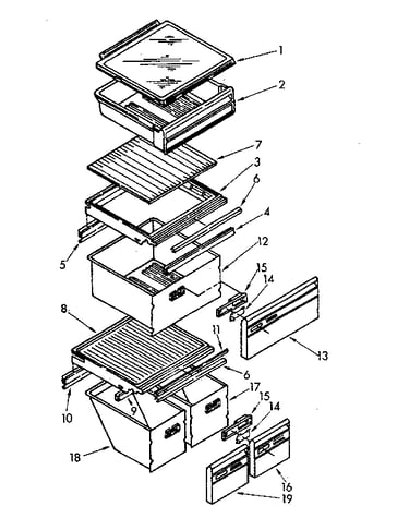Refrigerator shelf