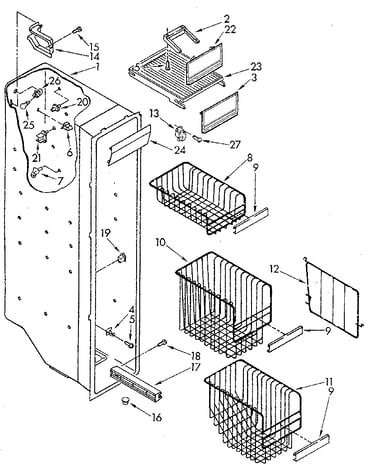 Freezer liner