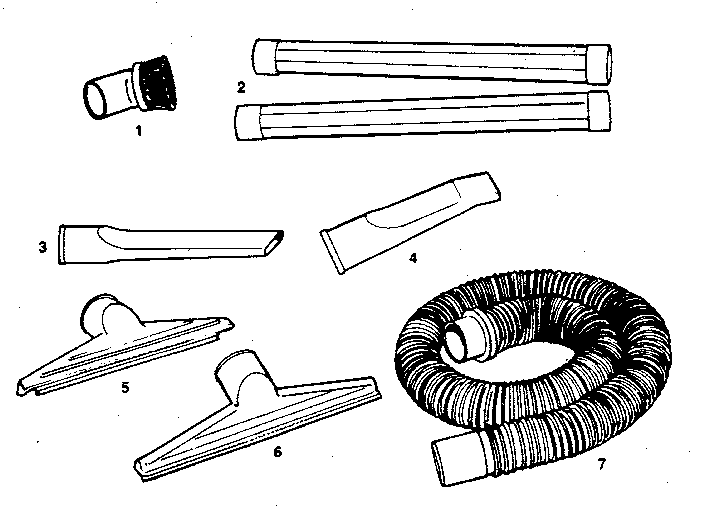 Diameter plastic accessories