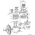 Craftsman 106175362 3 & 5 h.p. 2 stage 2 cylinder air compressor diagram