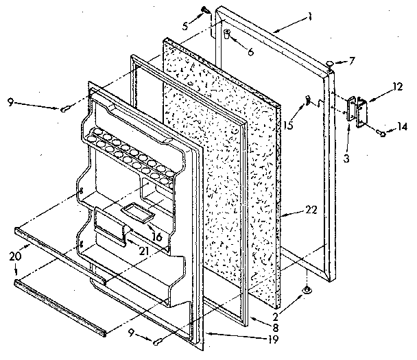 REFRIGERATOR DOOR