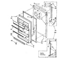 Kenmore 1068770676 refrigerator door diagram