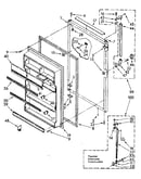 Refrigerator door