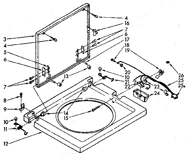 WASHER TOP AND LID