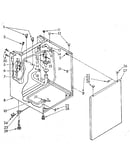 Washer cabinet