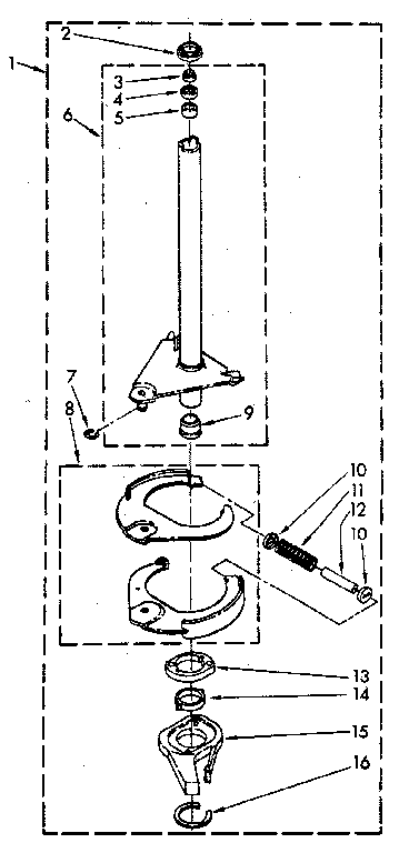 Brake and drive tube